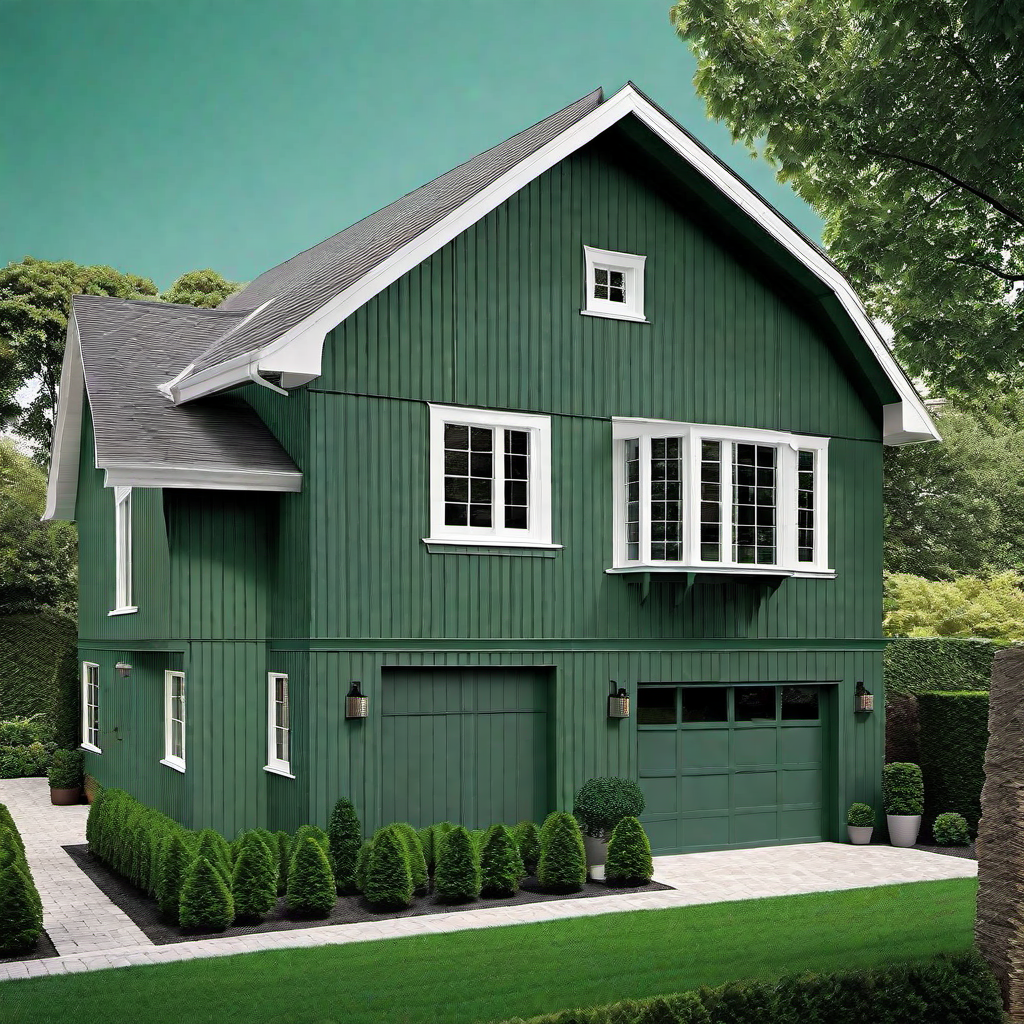 Sage Green Exterior House