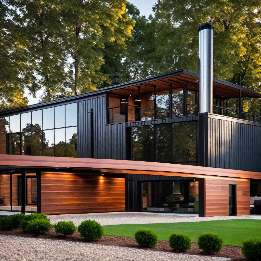 Industrial Elegance: Mixing Metal and Wood in Barndominium Exteriors