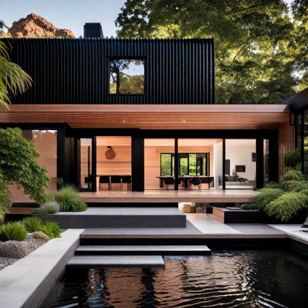 Designing with Nature: Black and Cedar Exterior Inspirations