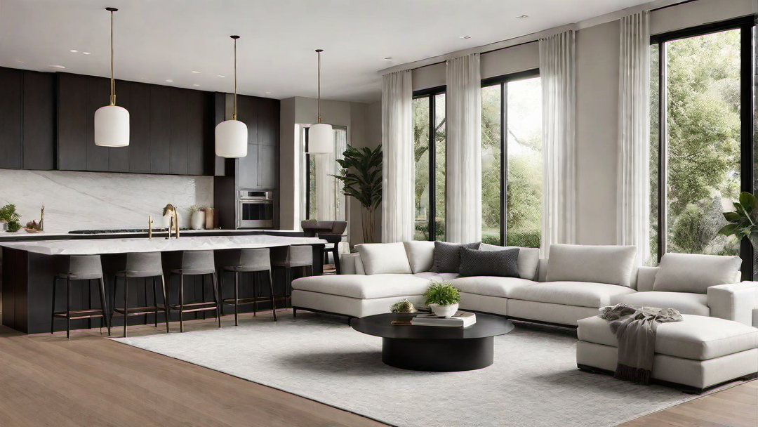 Functional Layout: Optimizing Space in a Contemporary Great Room