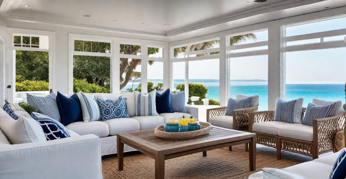 Family-Friendly Beach House with Playful Coastal Décor