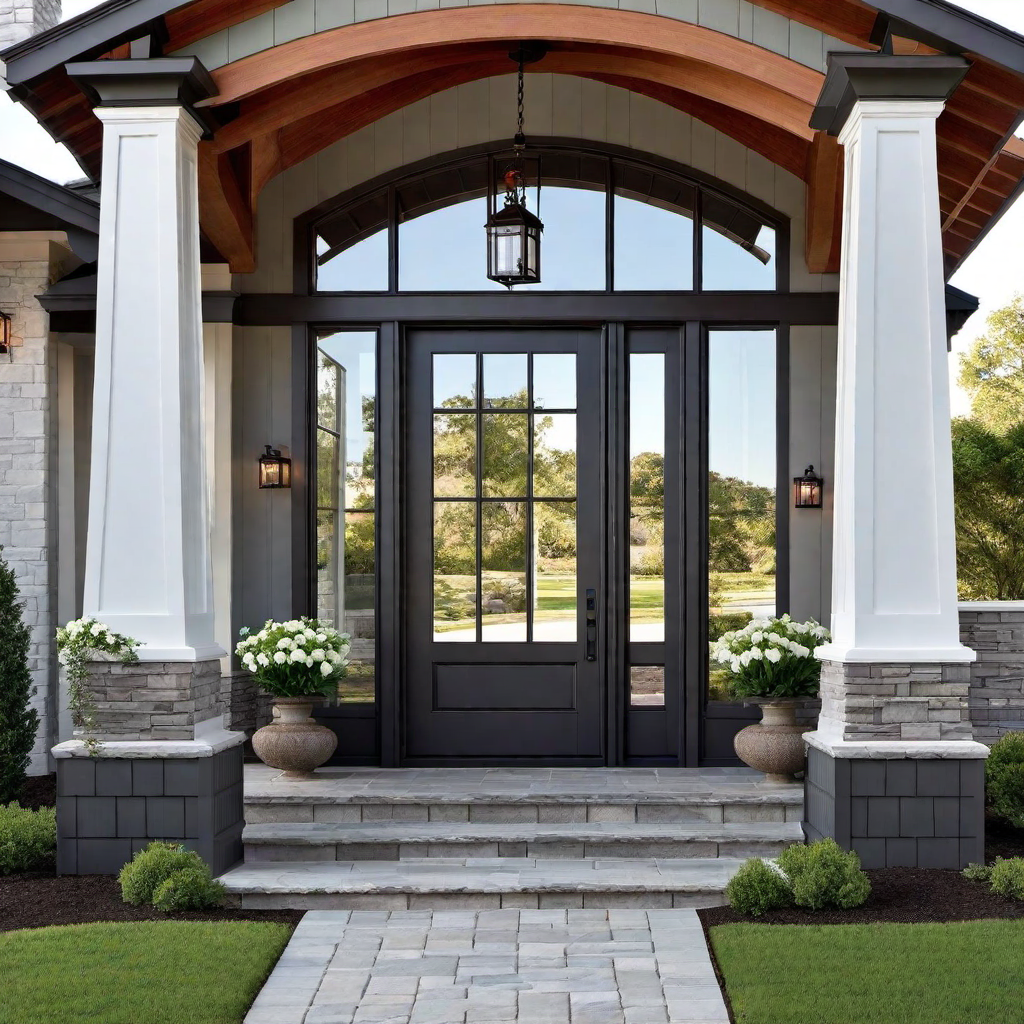 Craftsman Farmhouse Entryway: Making a Grand Statement