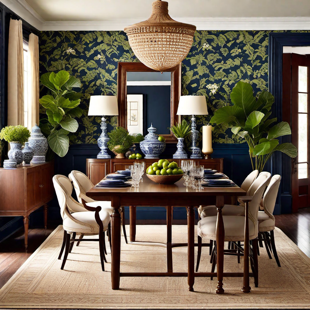 Vintage Inspiration: Colonial Chic Dining Area