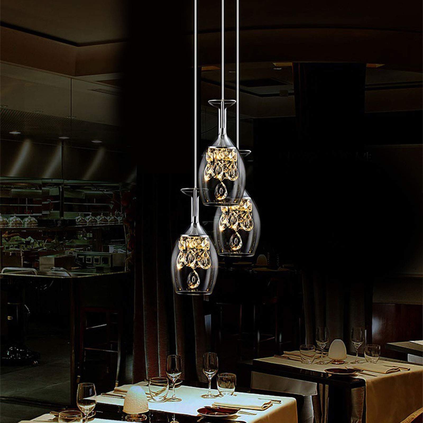 Loyalheartdy Crystal Chandelier