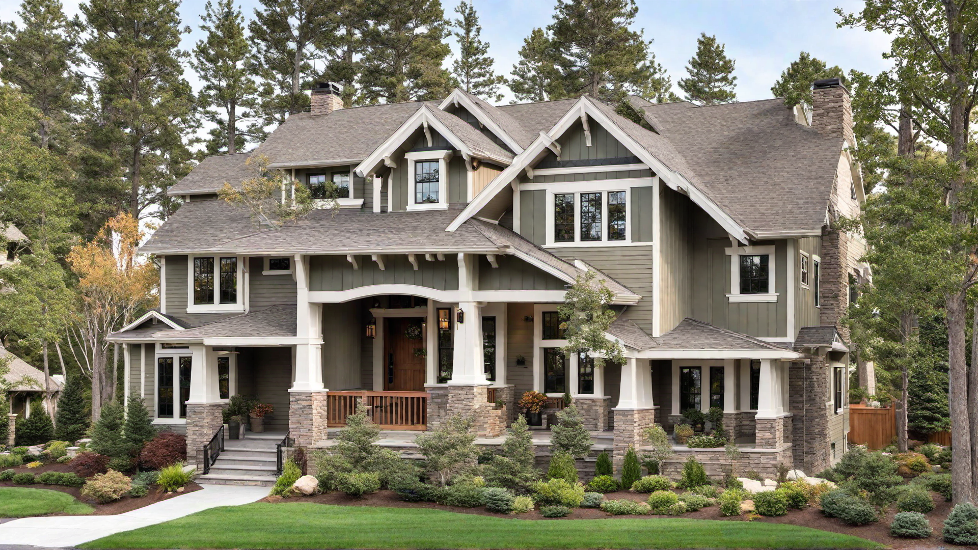 Subdued Color Palette: Creating a Cozy Feel in Craftsman Exteriors