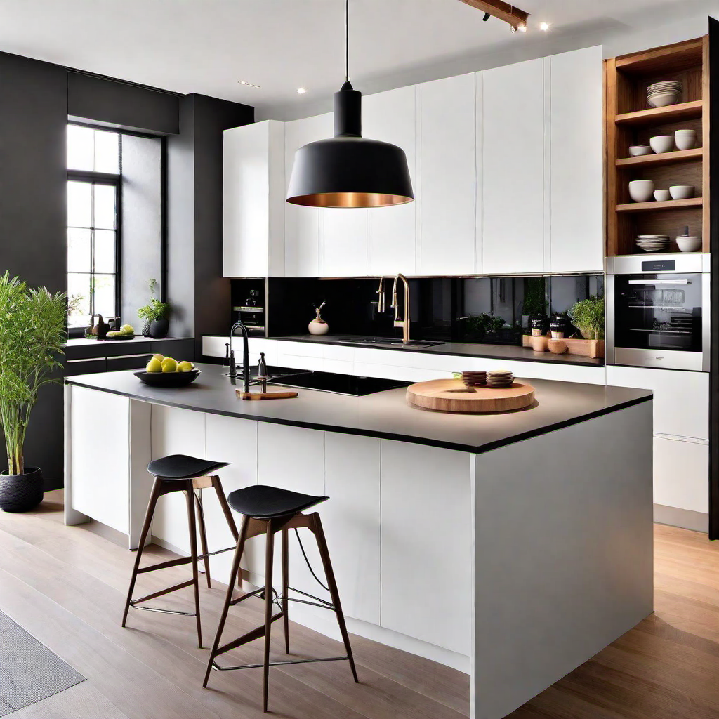 34. Scandinavian Kitchen Countertops: Durable and Stylish Surfaces