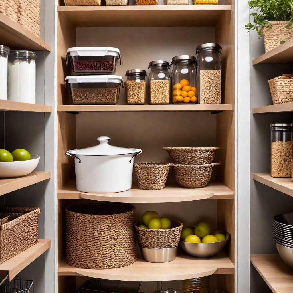 Stackable Baskets: Creating Layers of Pantry Storage