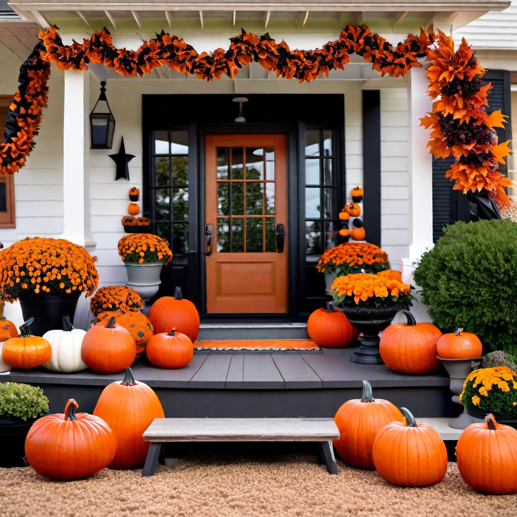 Pumpkin Patch: Abundant Pumpkins in Various Sizes
