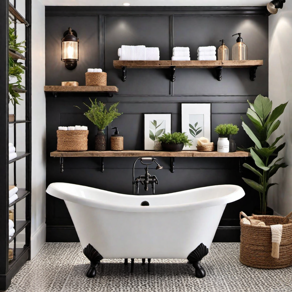 Industrial Farmhouse Bathroom Decor