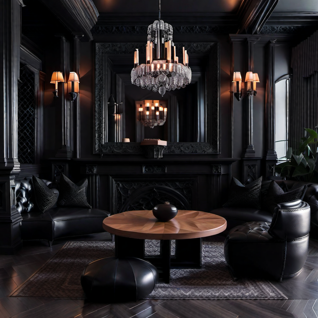 Gothic Romance: Dark Colors and Ornate Details
