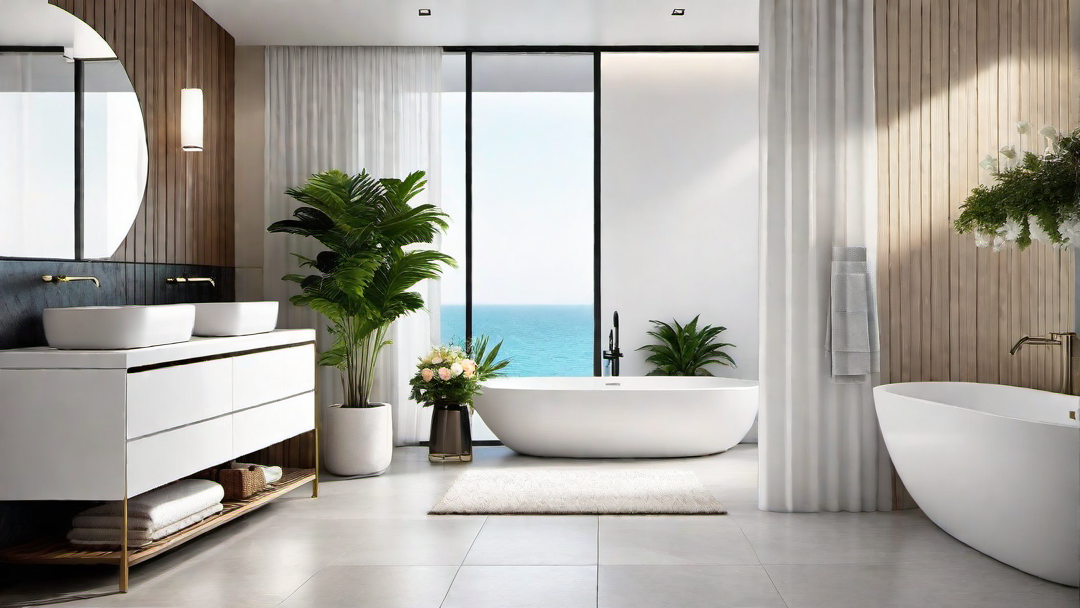 Fresh and Clean: Crisp White with Colorful Accents