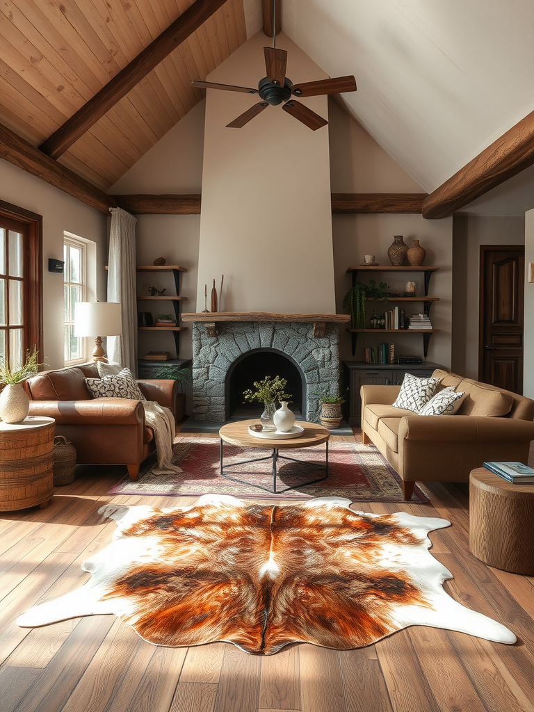 Rustic Hide Rug