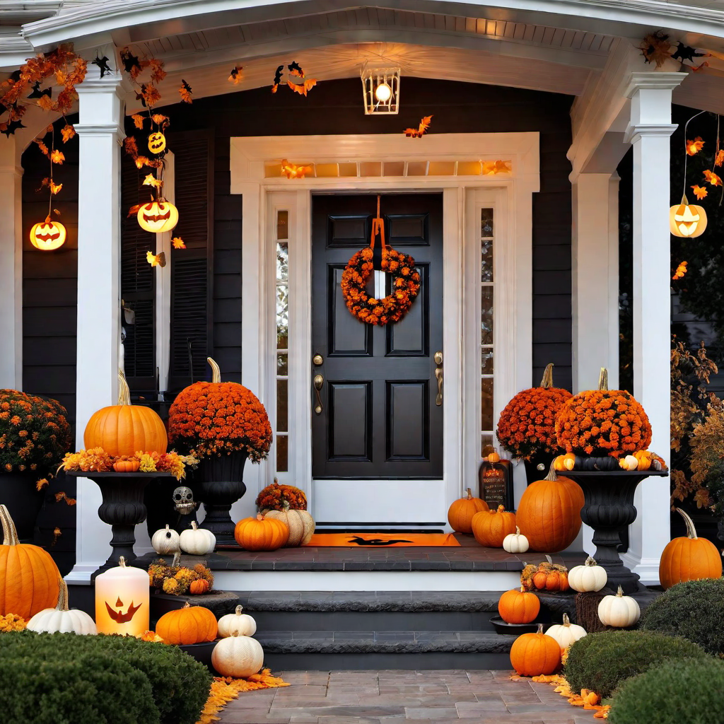 Glowing Gourds: Illuminated Pumpkin Decor