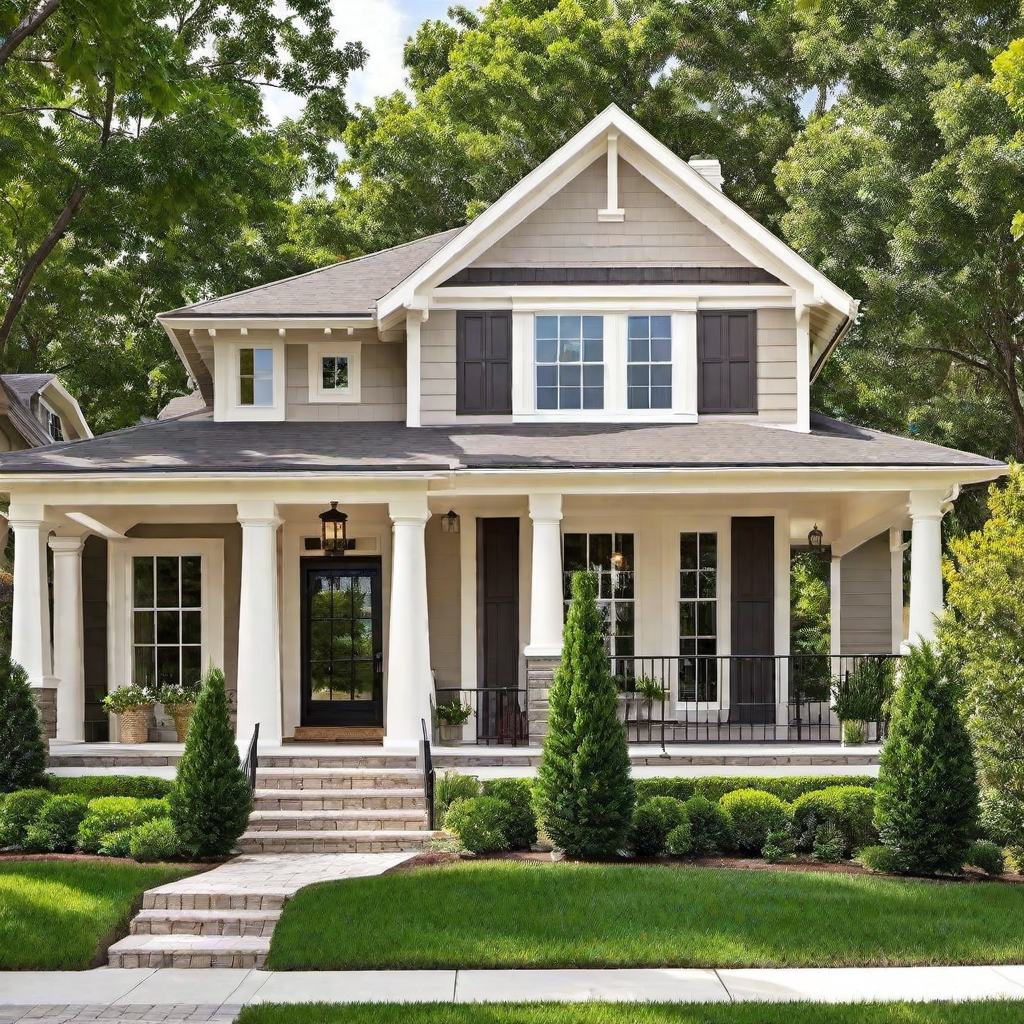 Timeless Beauty: Cream Color Exterior House Paint