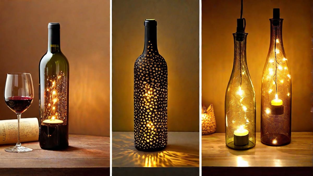 How To Make Wine Bottle Lights