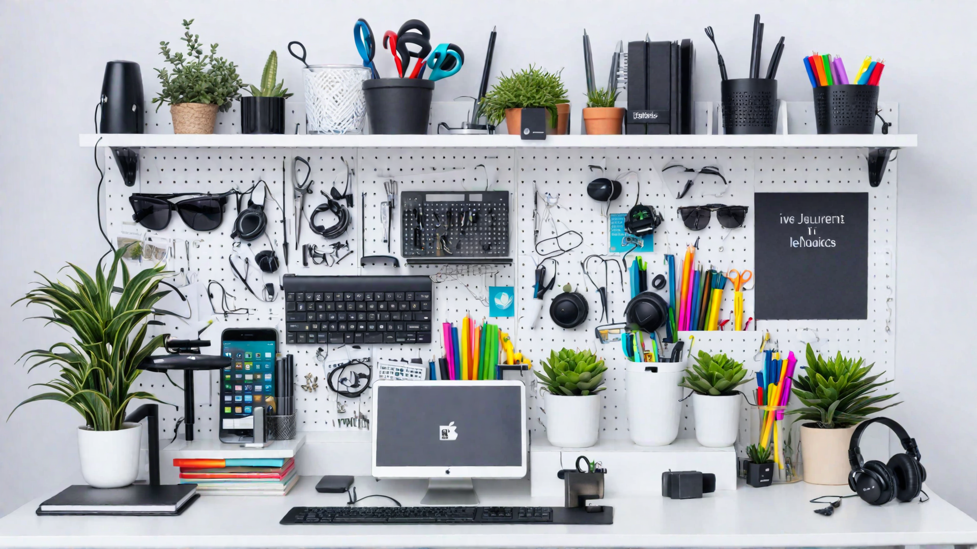 Using a Pegboard for Customizable Storage