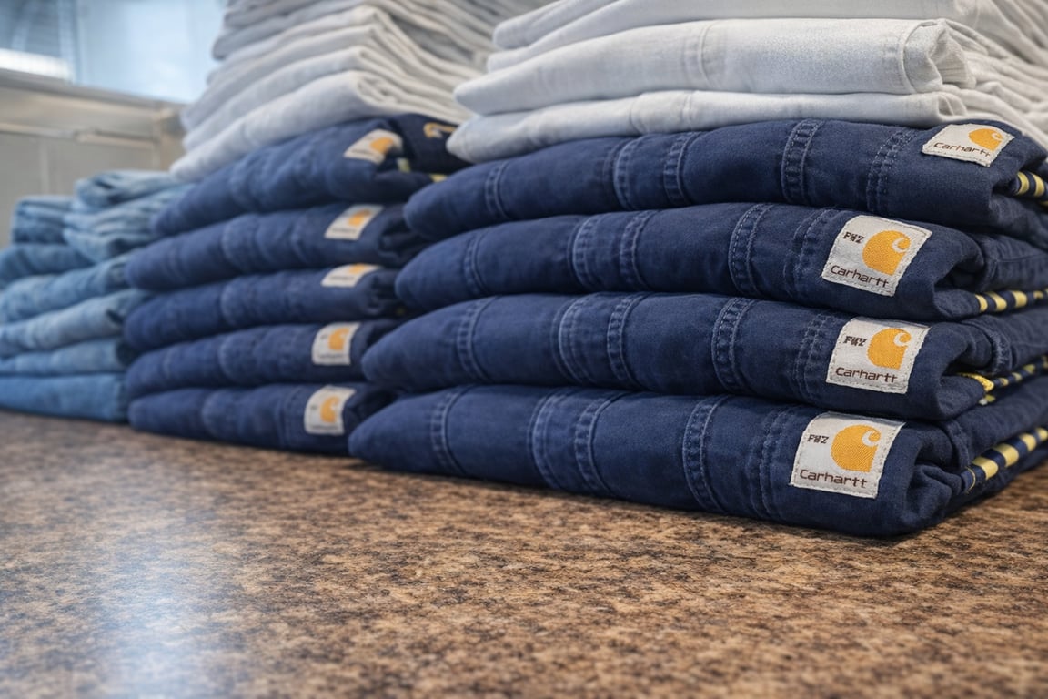 Commercial laundry pickup and delivery