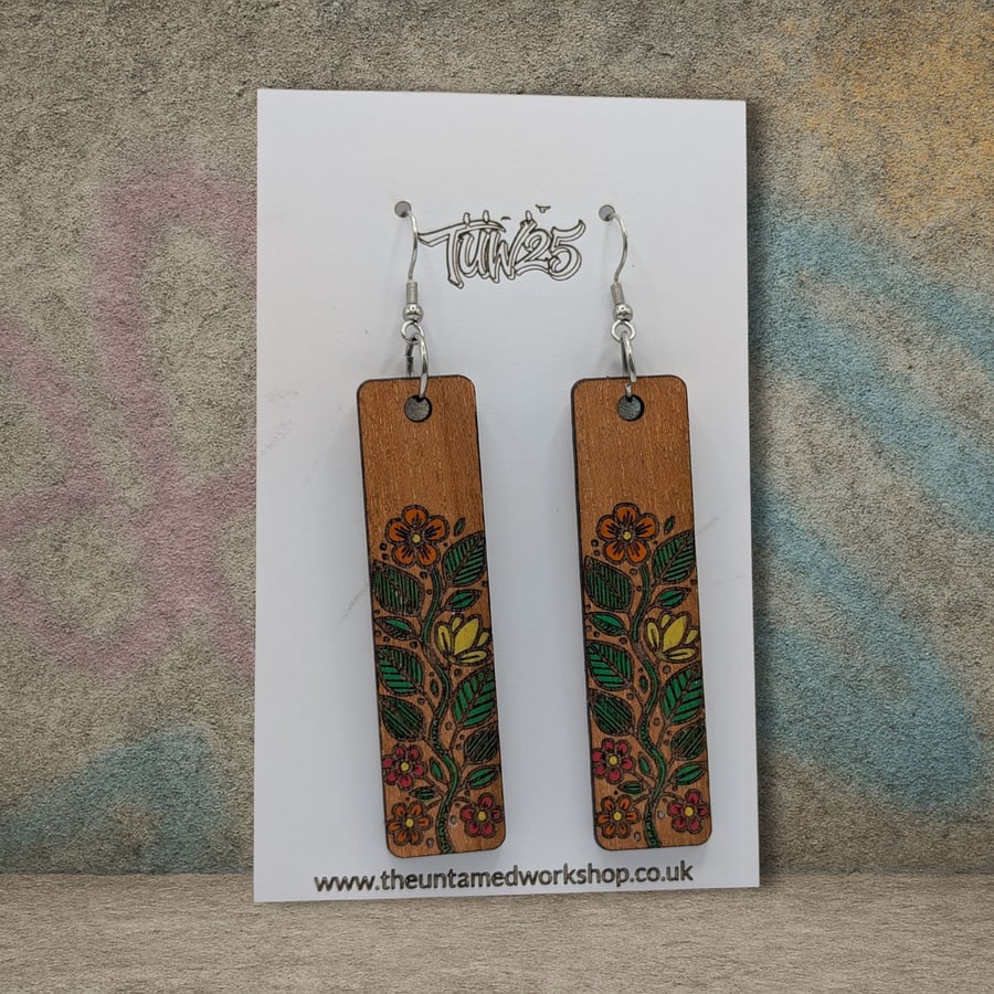 Whimsical Floral Earrings