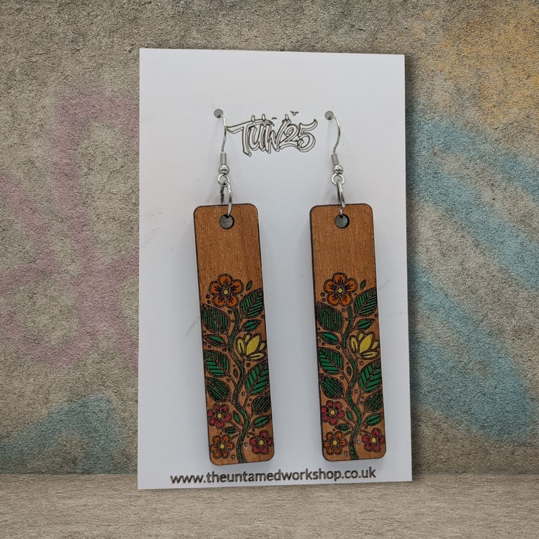 Whimsical Floral Earrings