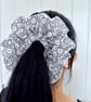 XXL Ditsy Floral Scrunchies, Frill Ruffle Scrunchies, Oversized Scrunchies - Image 2