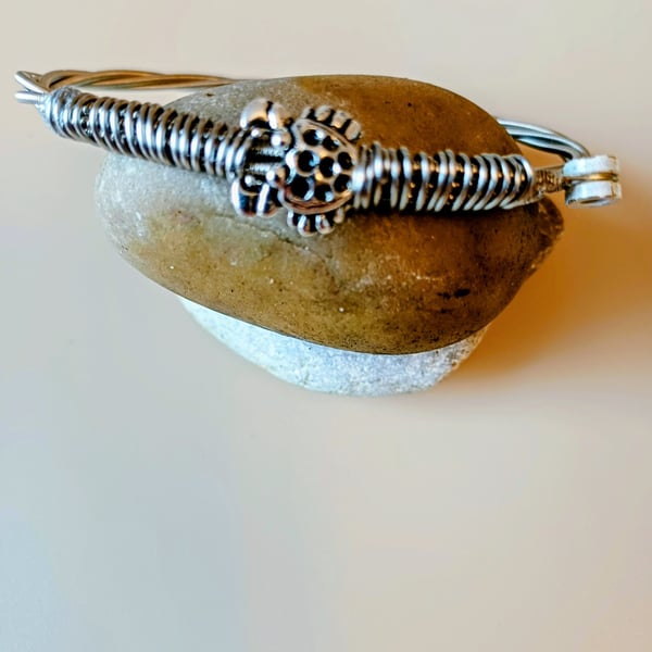 Re-Purposed Guitar String Bangle. Fab for any guitarist or musician