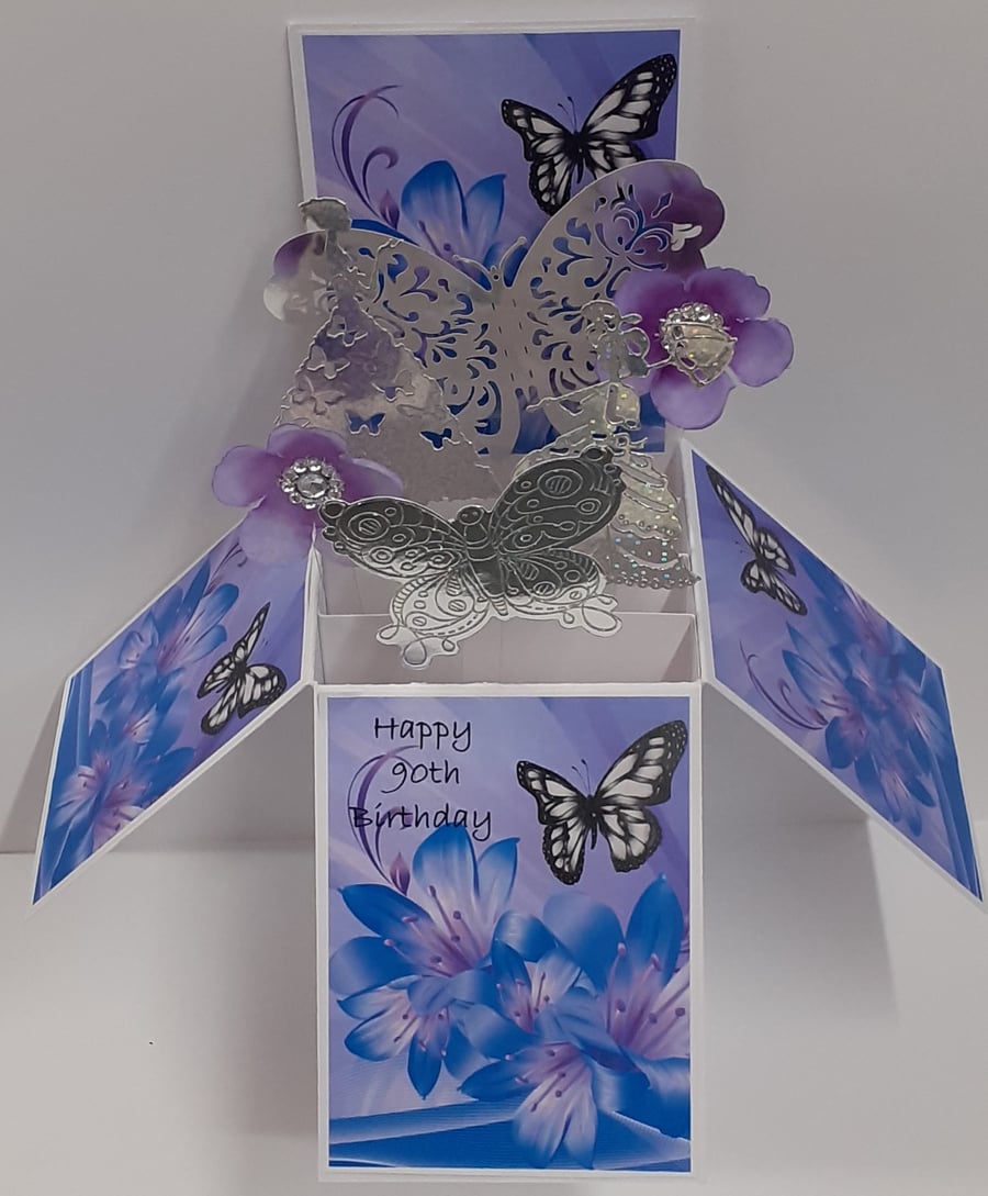 Ladies 90th Birthday Card