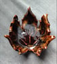 Autumn leaf trinket dish