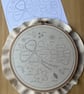 Stitch Sampler Pre Printed Soluble Stabilser - Image 1