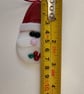 Handmade Fused Glass Father Christmas, Santa tree ornament, lovely present - Image 4