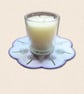 Dandelion Candle Mat - Botanical Fabric Home Decor