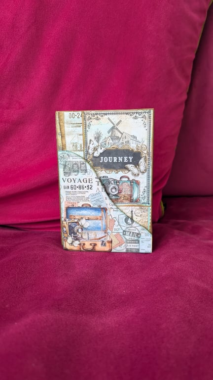 Travel Inspired Holiday Journal Notebook 