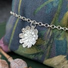 Silver Poppy Seed Head Bracelet - Poppy Jewellery Handmade in UK