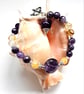 Designer Amethyst & Rutilated Quartz Bracelet  - Image 5