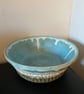 Landscape beach handmade bowl stoneware 