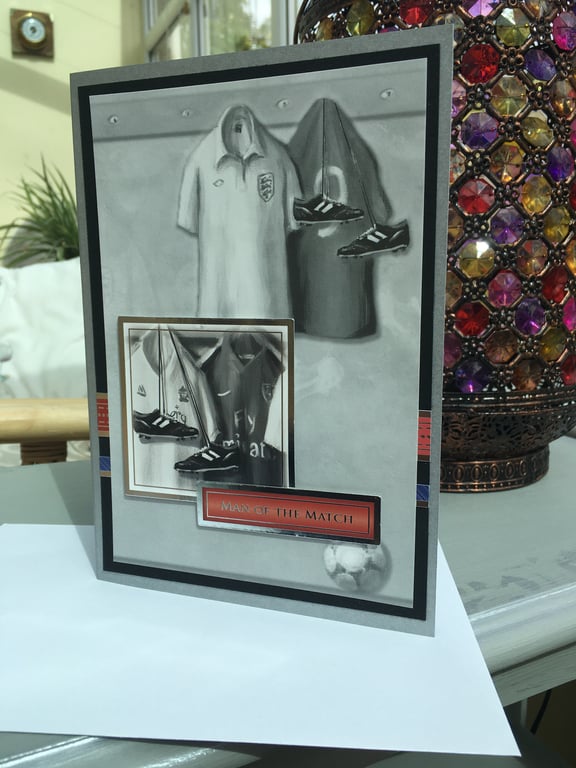 Man of the Match Football birthday card 