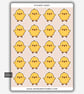 Funny Vinyl Sticker Sheet For Adults - Yellow Duck