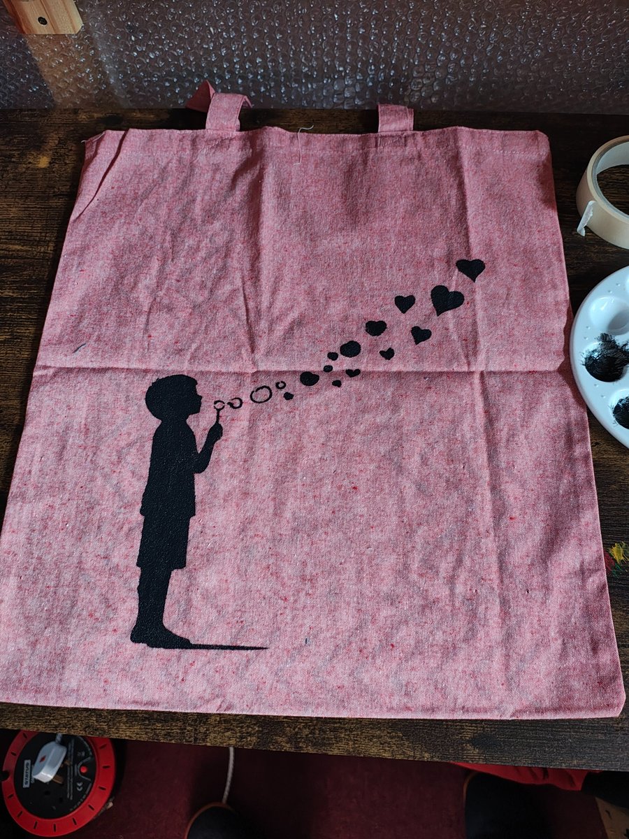 Hand painted tote bags 