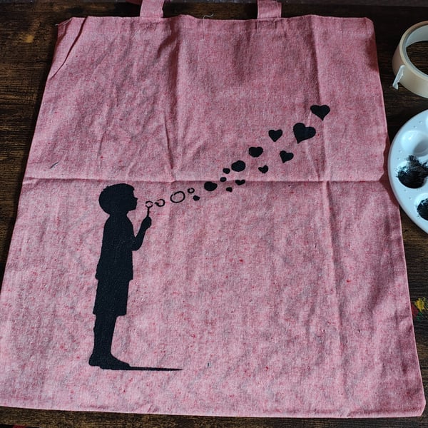 Hand painted tote bags 