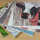 Six Different Paper Napkins