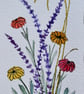 Garden Flowers Blank Greetings Card - Unique and Hand Painted - Image 5