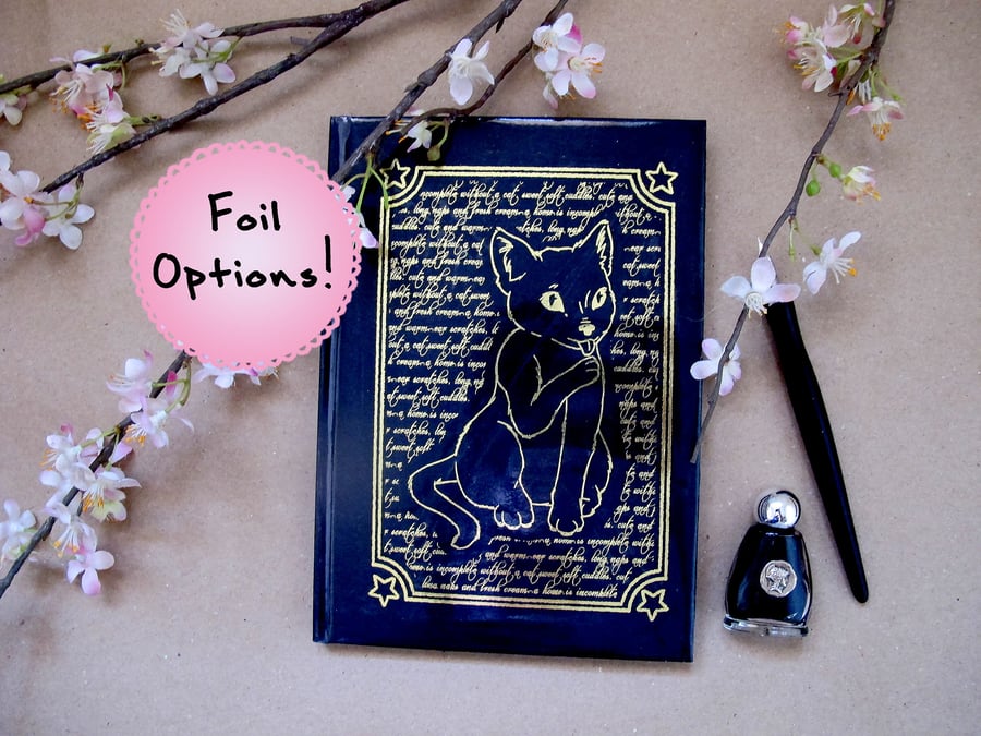 Cat Themed Sketch Book