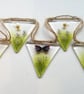 Fused Glass Butterfly Garden Bunting: Bumble Bee & Flower Garland - Image 7