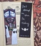 Haunted Greenhouse Ghost Bookmark Set of Two