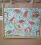 Hedgehogs Small Jute Bag
