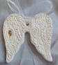 Handmade Clay Angel Wings