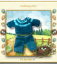 Pip Squeaks Turquoise Corduroy Trousers and Matching Jumper - Image 1