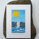 Pebble Ridge, Westward Ho! Collage Picture - 5x7, Mounted
