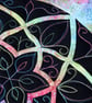 Rose Window C Pattern Art Quilt Panel - Image 3