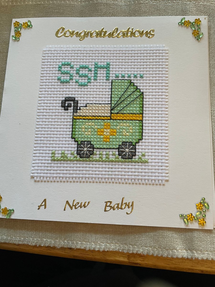 New baby card, congratulations new baby card