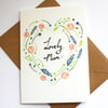 Lovely mum- Mothers day card